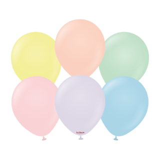 18 Macaron Pastel Latex Balloons