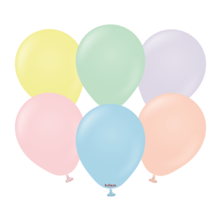 24 Macaron Pastel Latex Balloons