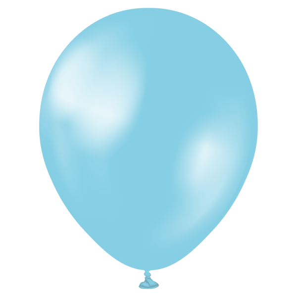 12" Metallic Pearl Sky Blue  - 100CT